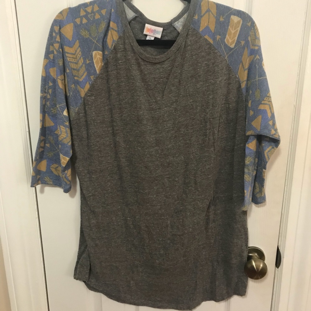 LulaRoe Randy Tee. Worn once!